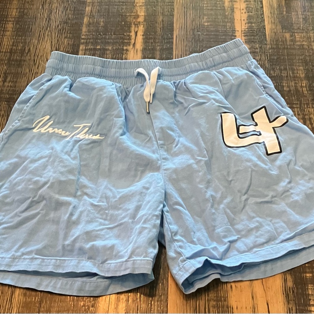 URBAN Light Blue Athletic Men's Shorts
